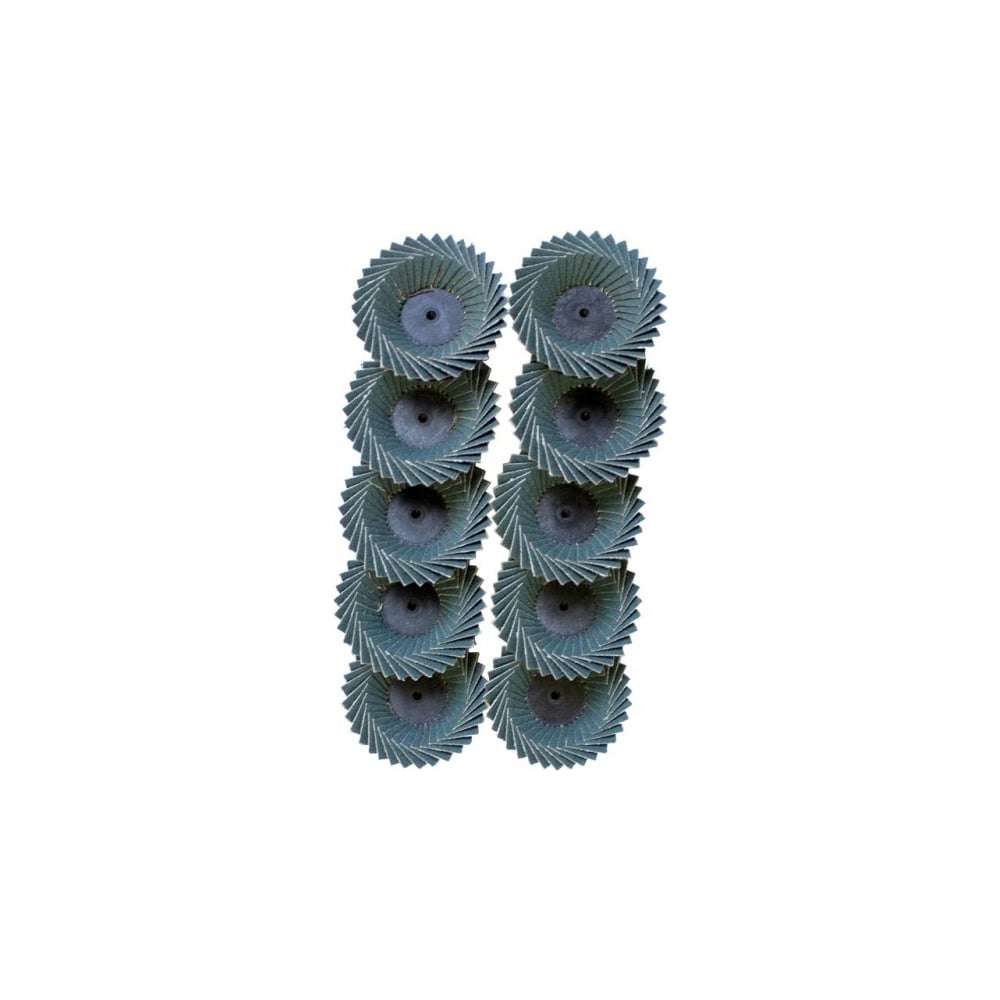 Изображение товара Круг абразивный циркониевый шлифовальный лепестковый 50 мм 10 шт Rockforce