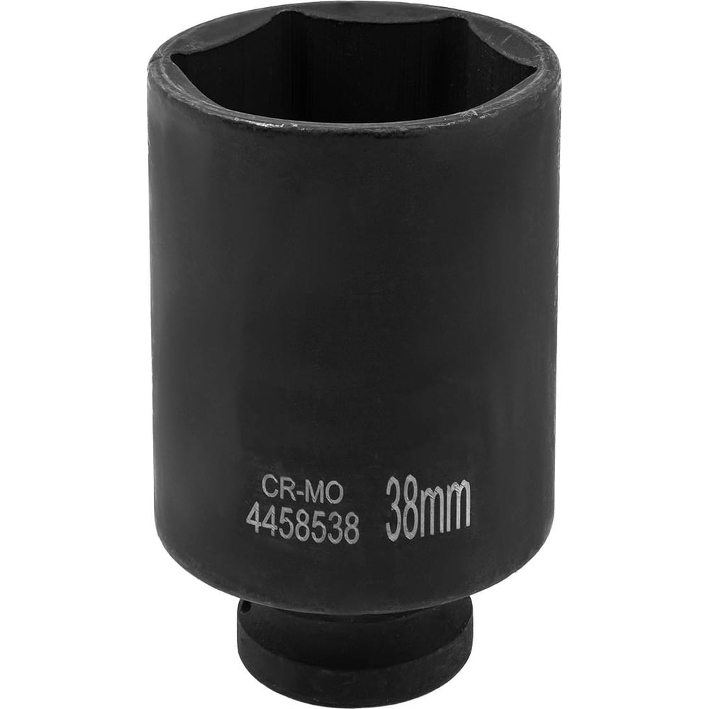 Головка ударная глубокая 38 мм, 6 гр., 1/2"DR Rockforce RF-4458538(27128)