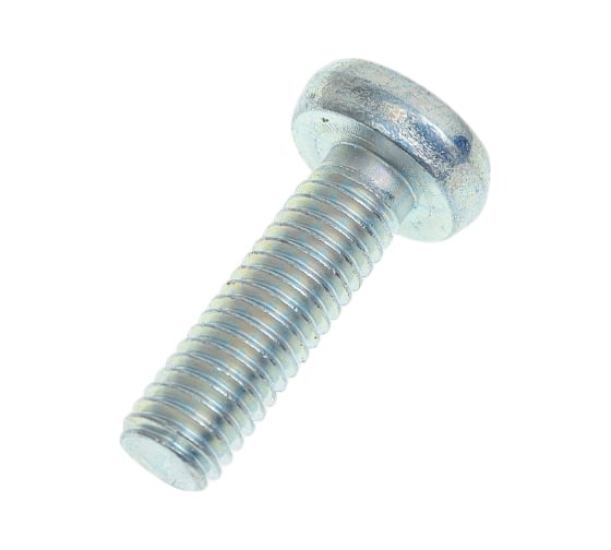 Изображение товара Винт Стройметиз М6х20 DIN 7985, полукруглая головка, цинк уп. 10 шт 3101661