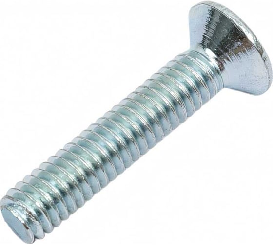 Изображение товара Винт Стройметиз M4х20 DIN 965, потайная головка, цинк уп. 14 шт 3090641