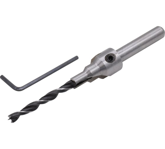 Изображение товара Сверло с зенкером для мебельных стяжек 5 мм/зенкер 9.5 мм, для стяжки 7x70 мм РемоКолор 35-7-577