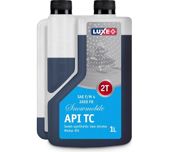 Изображение товара Масло моторное SNOWMOBILE 2T API TС, п/с, 1 л (дозаторная) LUXE 30098/Д