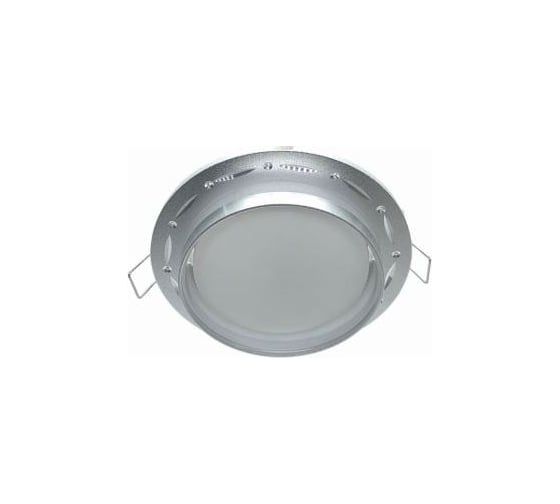 Изображение товара Светильник встраиваемый Ecola GX53 H4 SP5332 спот точки-полоски по кругу матовый Хром/Алюм 110x52 (к+) SP532CECB