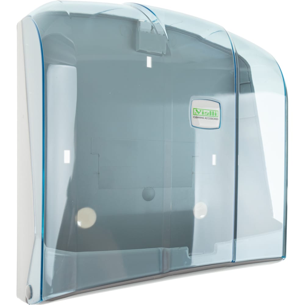 Диспенсер для листовых полотенец Vialli диспенсер туалетной бумаги 28×27 5×12 см втулка 6 5 см пластик белый