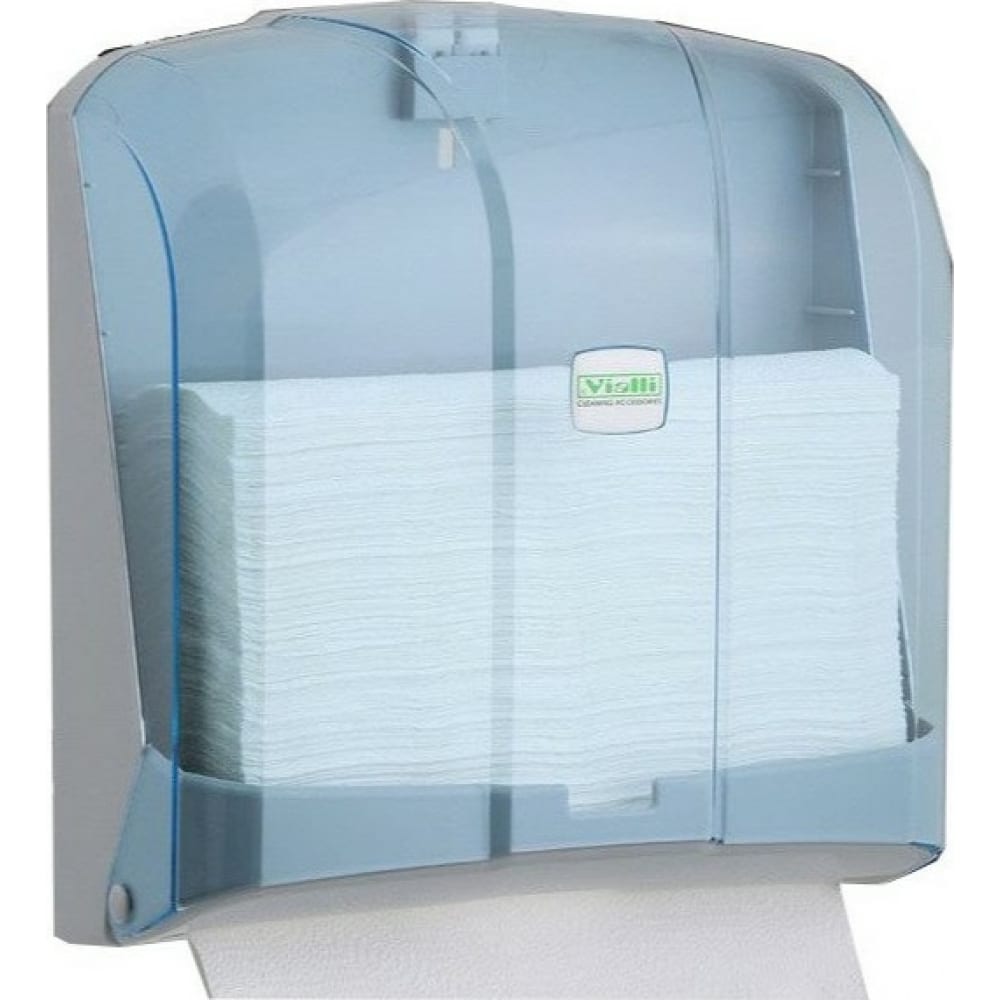 Диспенсер для листовых полотенец Vialli диспенсер бумажных полотенец и туалетной бумаги merida