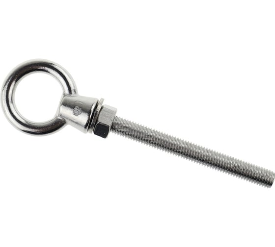 Изображение товара Рым-болт Море-Метизов АРТ 8267 с шайбой и гайкой А4, 6x40 мм, 1 шт. RBOLTHGА4А46401M