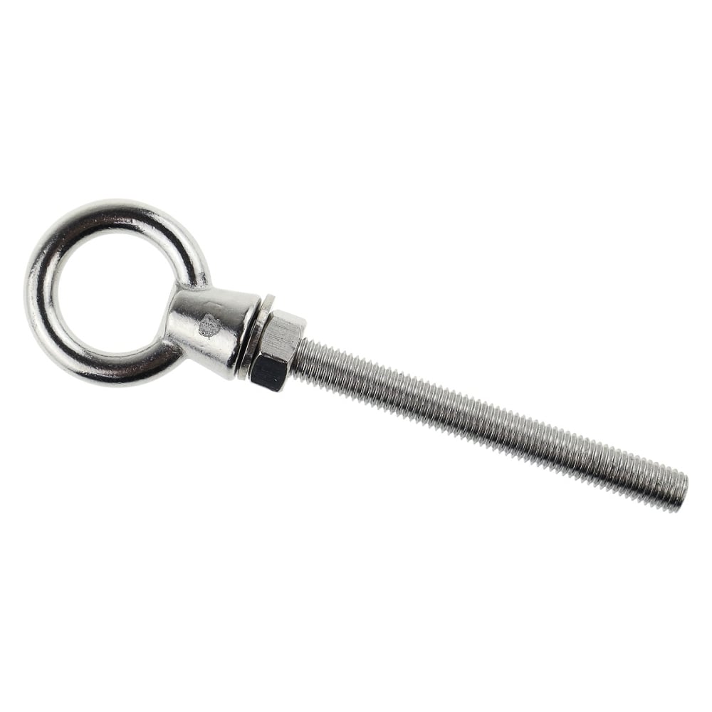 Изображение товара Рым-болт Море-Метизов АРТ 9077 с шайбой и гайкой А4, 8x100 мм