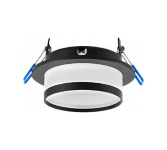 Изображение товара Светильник встраиваемый Ecola GX53 H4 SP5372 спот с полосой Черный матовый 110x65 (к+) SR532BECB