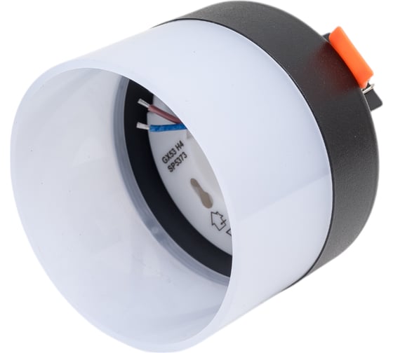 Изображение товара Светильник встраиваемый Ecola GX53 SP5373 спот без обода Черный матовый 83x87 (к+) SR533BECB