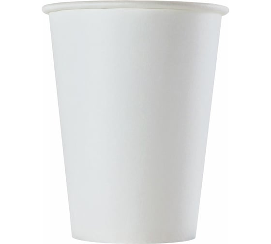 Изображение товара Стакан одноразовый бумажный ОФИСМАГ ВЕНДИНГ 200/210 мл, 90 шт, однослойный, белый, х/г, формация HB70-210-0000 609670