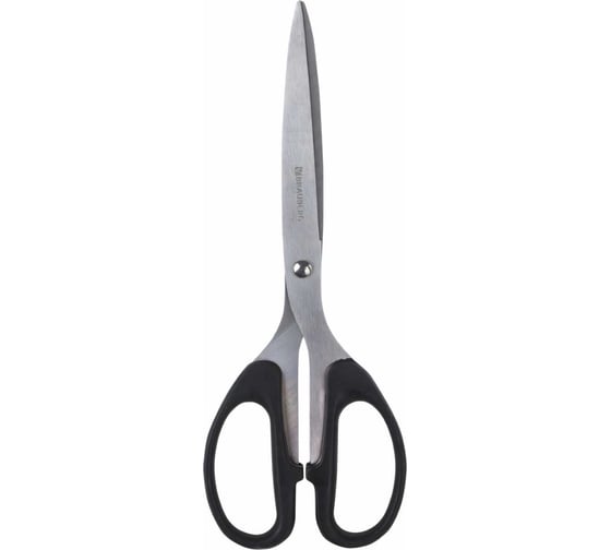 Изображение товара Ножницы BRAUBERG Classic 210 мм, чёрные, 2-х сторонняя заточка 230935