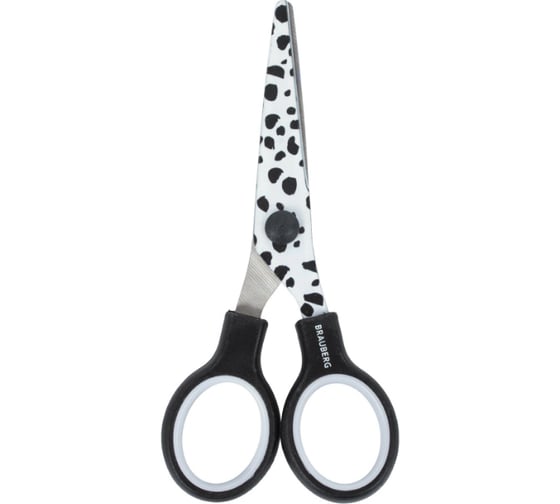 Изображение товара Ножницы BRAUBERG Kid Series Далматин 130 мм, чёрно-белые 232276
