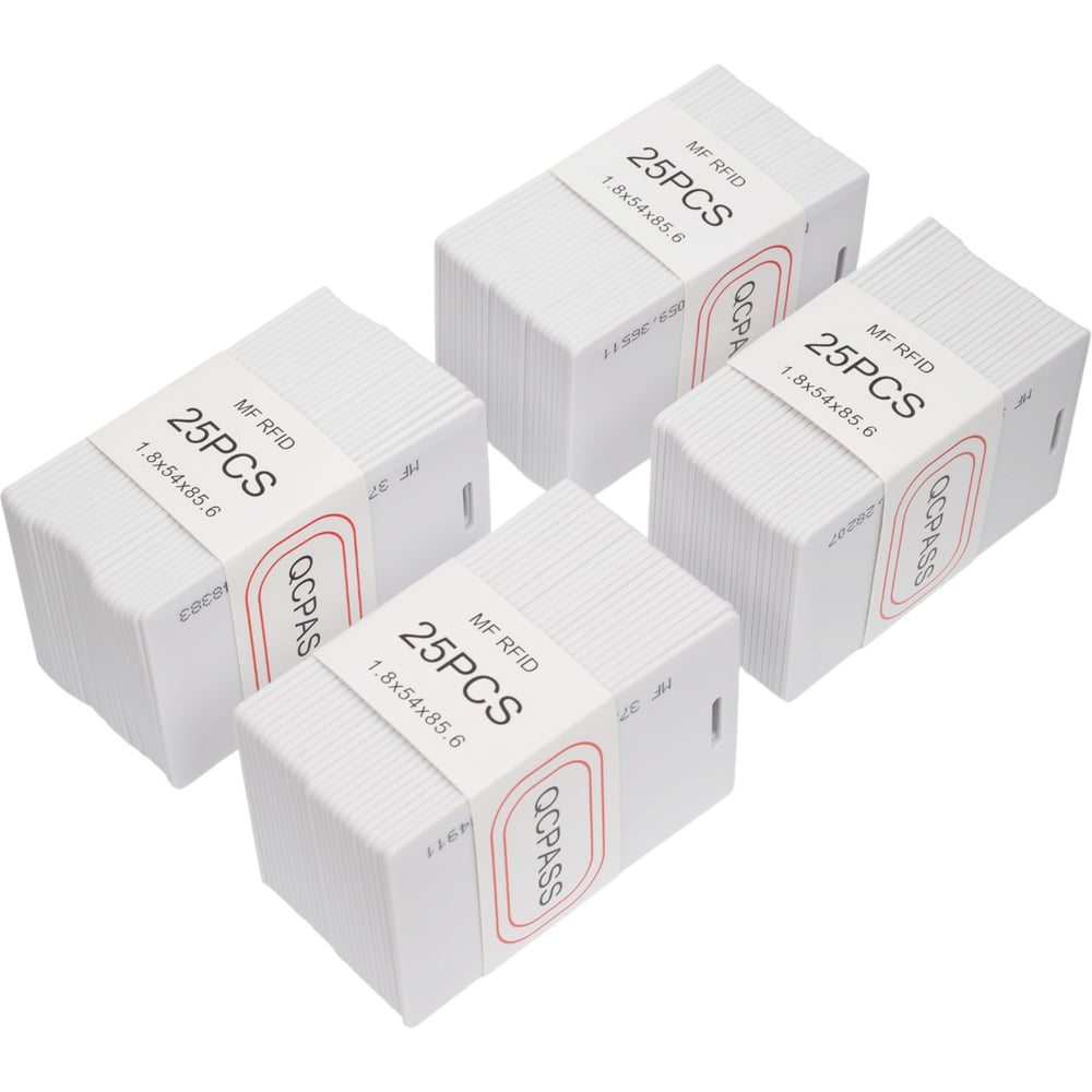 Изображение товара Карты для контроля доступа Smartec ST-PC010MF, 100 шт., Mifare