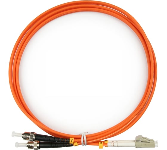 Изображение товара Оптический патч-корд TopLAN, дуплексный, MM 62,5/125, 0,5 м, DPC-TOP-OM1-LC/P-ST/P-0.5