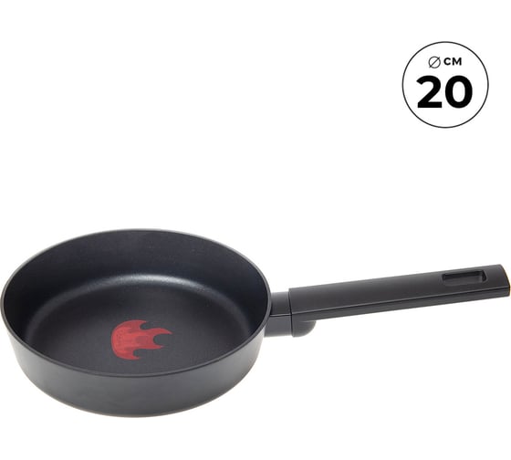 Изображение товара Сковорода Home Queen RED HOT с антипригарным покрытием, индукция, D 20см/6 HomeQueen 77116