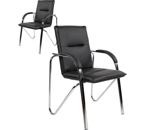 Изображение товара Офисное кресло CHAIRMAN CH851 экокожа, черный (2 шт.) 00-07146004