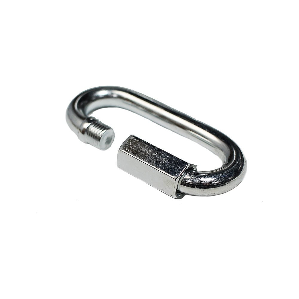 Изображение товара Карабин Море-Метизов АРТ 9077 винтовой для цепей и монтажных работ, 4 мм, 10 шт