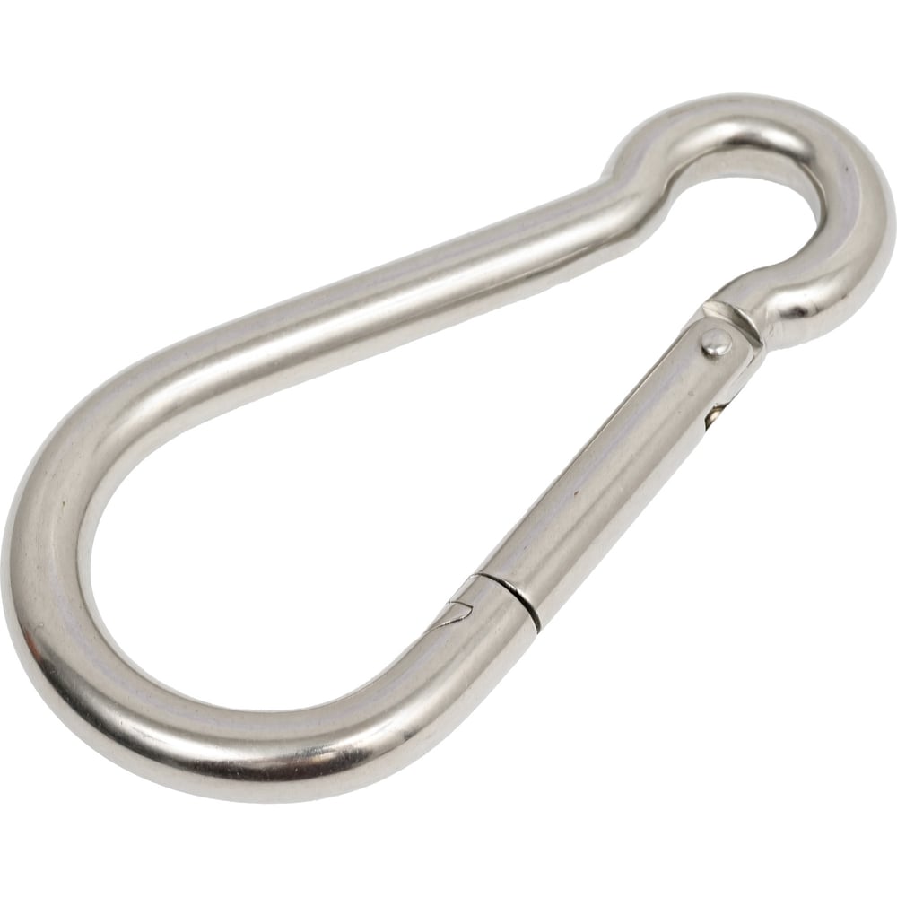 Изображение товара Карабин Море-Метизов АРТ 9075 пружинный А4 140 мм 12 мм диаметр