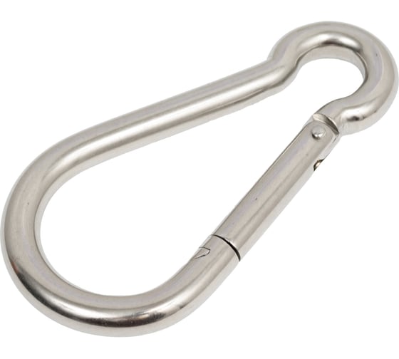 Изображение товара Карабин Море-Метизов АРТ 9075 пружинный А4, 12x140 мм, 1 шт KARABPRА4А4121401M