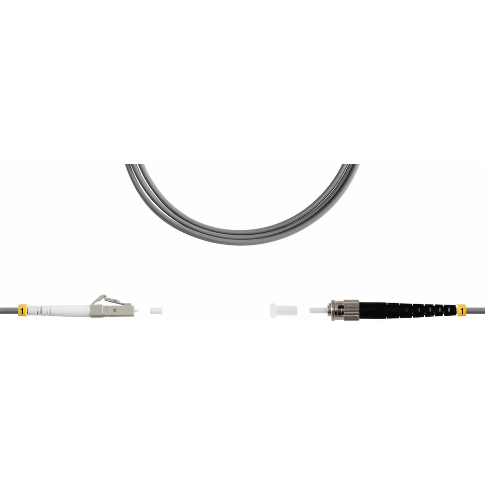 Изображение товара Оптический патч-корд TopLAN, симплексный, LC/PC-ST/PC, MM 62,5/125, 1 м, PC-TOP-OM1-LC/P-ST/P-1.0