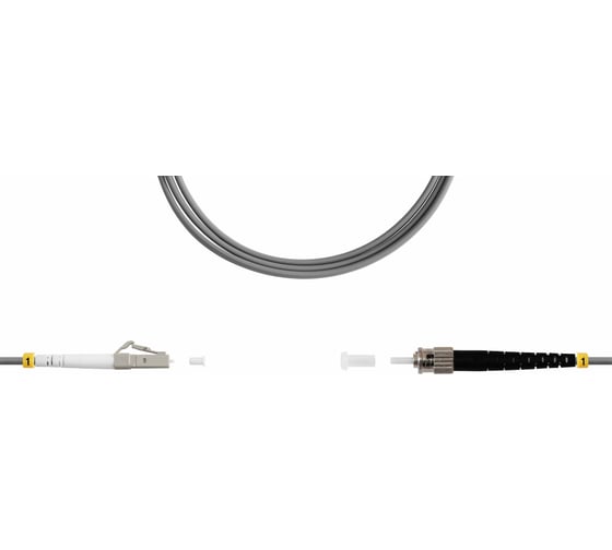 Изображение товара Оптический патч-корд TopLAN, симплексный, LC/PC-ST/PC, MM 62,5/125, 10 м, PC-TOP-OM1-LC/P-ST/P-10