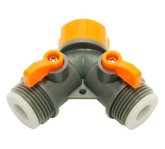 Изображение товара Разветвитель на 2 линии 3/4"внутр, 3/4"внешн POLYAGRO 7575370