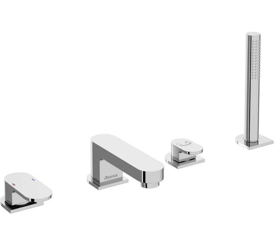 Изображение товара Смеситель врезной для ванн RAVAK CR 026.00CR ХРОМ X070170