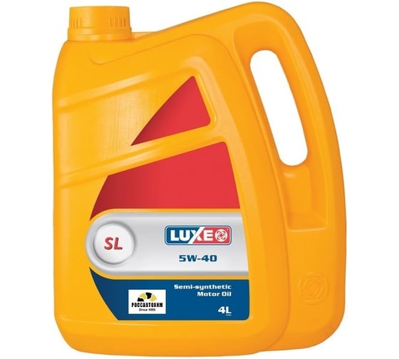Изображение товара Моторное масло LUXE SL SAE 5W40 API SG/CD п/с 4 л 30119