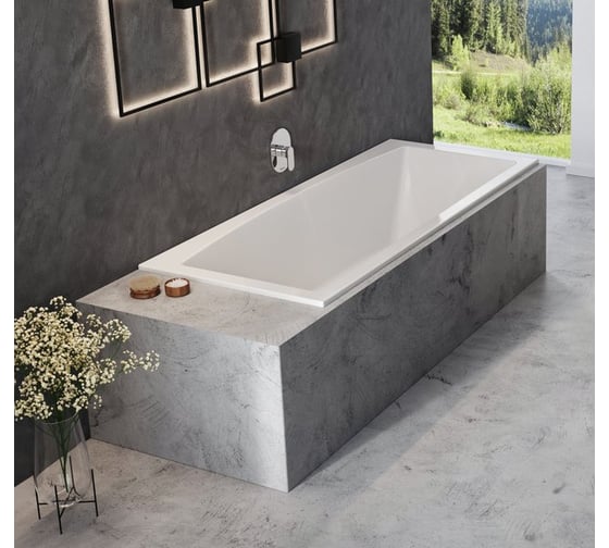 Изображение товара Ванна RAVAK FORMY 02 SLIM 180x80 белая C891300000