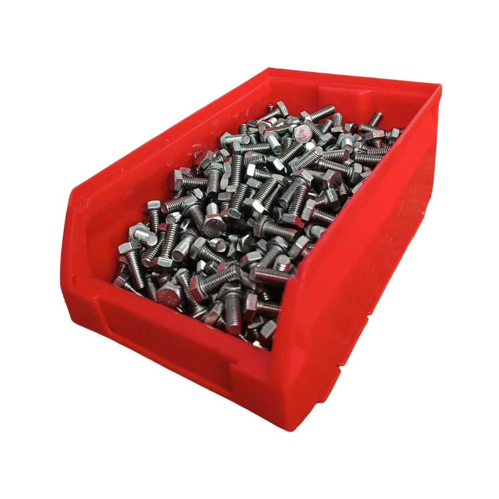 Изображение товара Болт нержавеющий 23 Болта 6x20 мм, DIN 933, 400 шт. в контейнере АС1300602093D07ф400