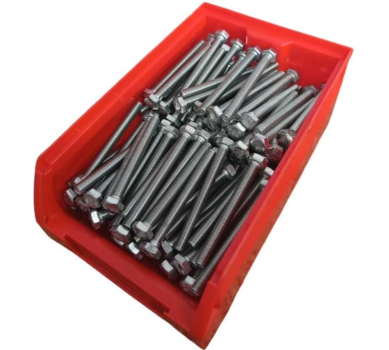 Изображение товара Болт нержавеющий 23 Болта 6x70 мм, DIN 933, 150 шт. в контейнере АС1300607092G07ф150