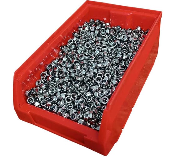 Изображение товара Гайка со стоп кольцом 23 Болта М5, нержавеющая, DIN 985, 2000 шт. контейнер АС3C00050093N07ф2000