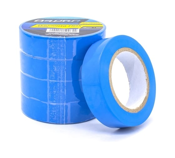 Изображение товара Изолента ВАРЯГ 15 мм, 10 м, синяя (150 мкр) в/с ПВХ (5/500) 003926