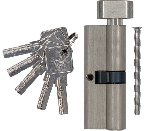 Изображение товара Механизм цилиндровый РемоКолор 80 мм, SN, ключ-вертушка, перф.ключ (шт.) 70-1-382