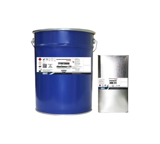 Изображение товара Грунтовка HardMax УниЭпокс 211 светло-серая (комплект 27,25 кг) 4690417136070
