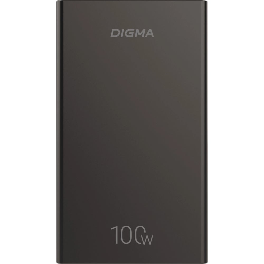 Изображение товара Мобильный аккумулятор DIGMA DGPD100WA 20000mAh QC3.0 PD3.0 100W 2xUSB-A 2xUSB-C черный