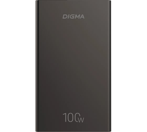 Изображение товара Мобильный аккумулятор DIGMA DGPD100WA 20000mAh QC3.0/PD3.0 100W 5A 2xUSB-A/2xUSB-C черный (DGPD20A100ABK) 1995301