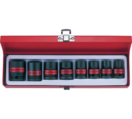 Изображение товара Набор ударных торцевых головок (8 шт; 3/8"-5/16" мм; 1/2") KING TONY 4408SP