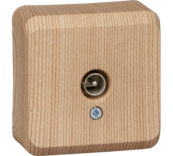 Изображение товара Телевизионная розетка Systeme Electric ЭТЮД, О/У сосна TVA-002D