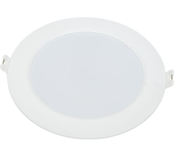Изображение товара Встраиваемый (LED) светильник Smartbuy DL круглый пластик -12Вт/6500K/IP40 SBL-DLp-12-65