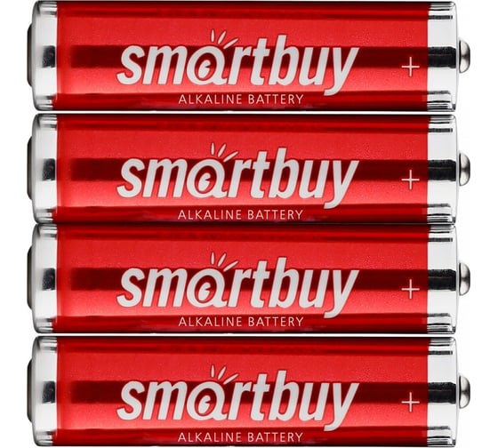 Изображение товара Батарейка алкалиновая Smartbuy LR6/4SB (60/720) 4 шт SBBA-2A04SB