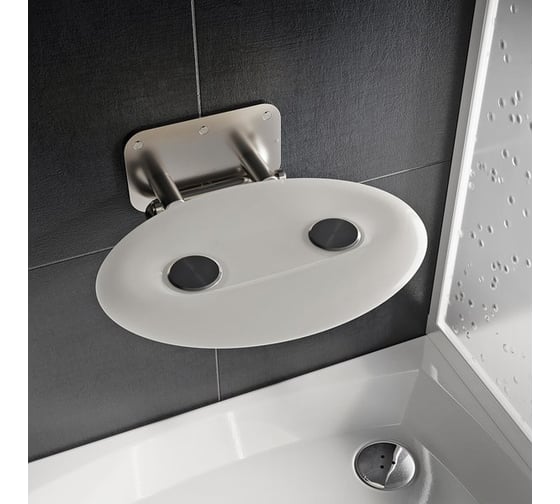 Изображение товара Универсальное сиденье для душа RAVAK OVO-P II OPAL B8F0000049