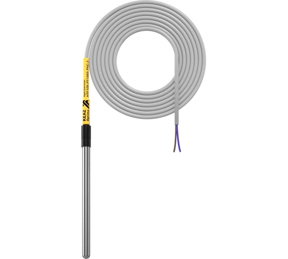 Изображение товара Датчик температуры канальный OptiSensor HTF100-PT1000-PVC-2 КЭАЗ 286483