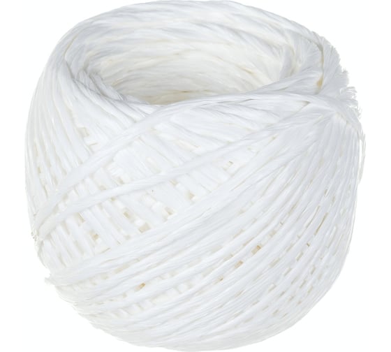 Изображение товара Полипропиленовый шпагат КОШКИН ДОМ белый 1000Текс, моток 100 м 50-15-110