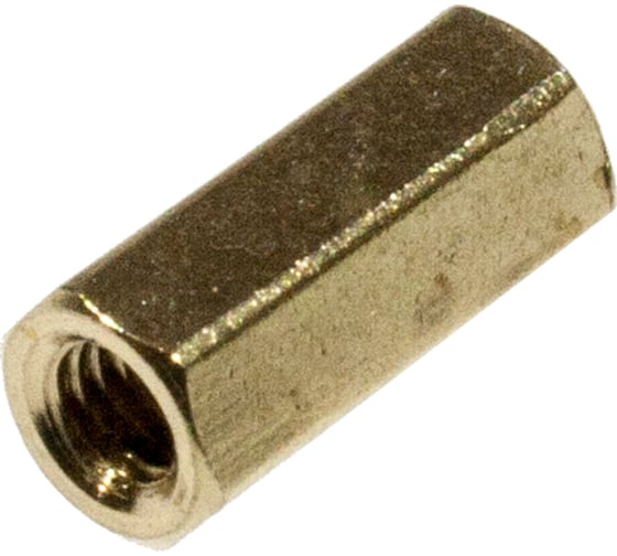 Изображение товара Стойка для печатных плат ЦКИ шестригранная, внутренняя/внутренняя, М3x11, латунь, 20 шт 20663