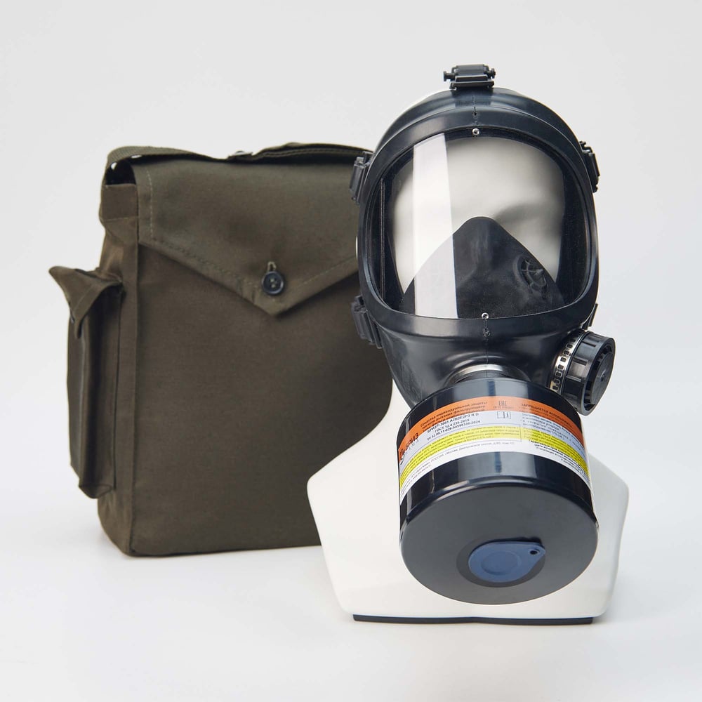 Изображение товара Противогаз фильтрующий БРИЗ -3301(ППФ) А2В2Е2Р3 R D крупный подмасочник