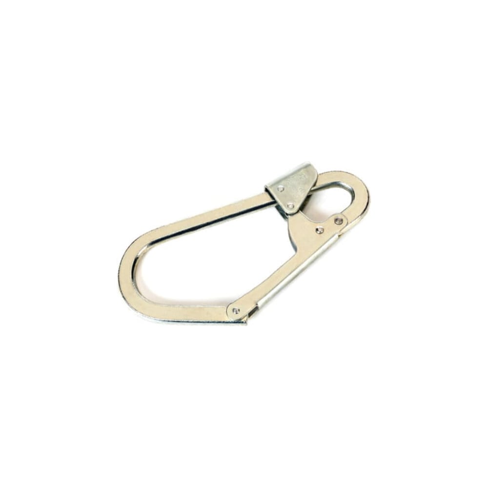 Изображение товара Карабин монтажный МОЛОТ К1-50 стальной с сертификацией 20 кН надежное крепление