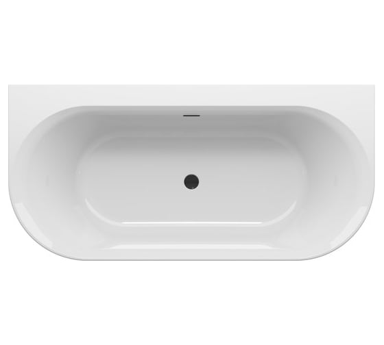 Изображение товара Ванна RAVAK YPSILON W 1780x860 белая, пристенная (слив-перелив - черный) XC00100035