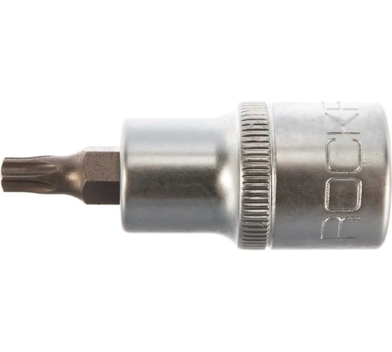 Изображение товара Головка-бита Premium TORX T30 с отверстием, 1/2"DR, L-55 мм Rockforce RF-34705530 Premium(46903)