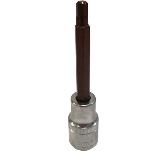 Изображение товара Головка-бита Premium 6-гранная 5 мм, 1/2"DR, L-100 мм Rockforce RF-34410005 Premium(46895)